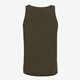 Heren singlet donkergroen