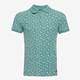 Unsigned heren polo met bloemenprint mintgroen