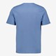 Heren T-shirt met tekstopdruk blauw