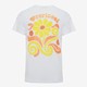 Dames T-shirt met backprint wit