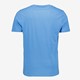 Heren T-shirt met print lichtblauw