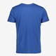 Heren T-shirt met print kobalt blauw