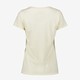 Dames T-shirt met print ecru