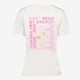 Dames T-shirt met backprint wit