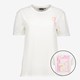 Dames T-shirt met backprint wit