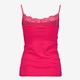 Dames singlet met kant roze