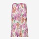 Dames midi chiffon rok met bloemenprint