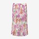 Dames midi chiffon rok met bloemenprint