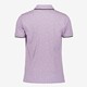 Heren polo met print lila