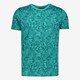 Unsigned heren T-shirt met bloemenprint blauw