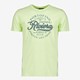 Heren T-shirt met tekstopdruk lichtgroen