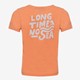 Jongens T-shirt met backprint oranje
