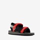 Jongens watersandalen zwart rood