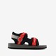 Jongens watersandalen zwart rood