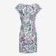 Dames jurk met paisley print wit