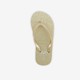Kinder teenslippers goudkleurig