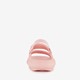 Meisjes badslippers roze met dikke zolen