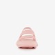 Meisjes badslippers roze met dikke zolen