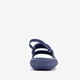 Jongens badslippers blauw met dikke zolen