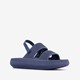 Jongens badslippers blauw met dikke zolen