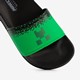 Kinder badslippers zwart groen