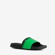 Kinder badslippers zwart groen