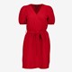 Dames wikkeljurk rood