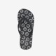 Jongens teenslippers zwart met smiley