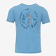Jongens T-shirt met smiley blauw
