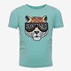 TwoDay jongens T-shirt met tijger blauw